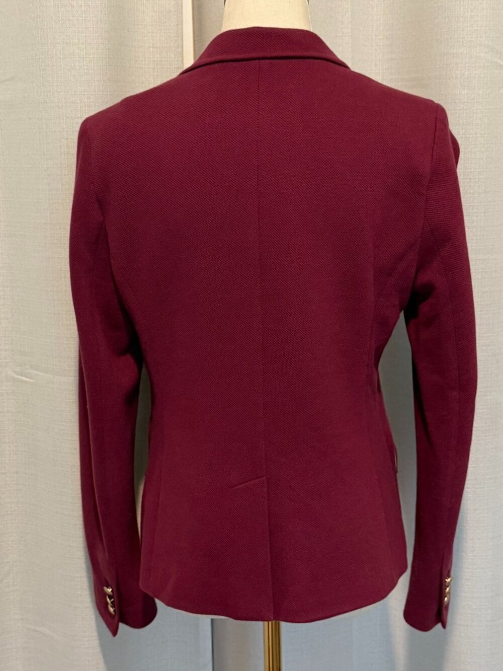 Banana Republic Factory Berry Polka Dot Blazer Size 6 - Picture 4 of 12